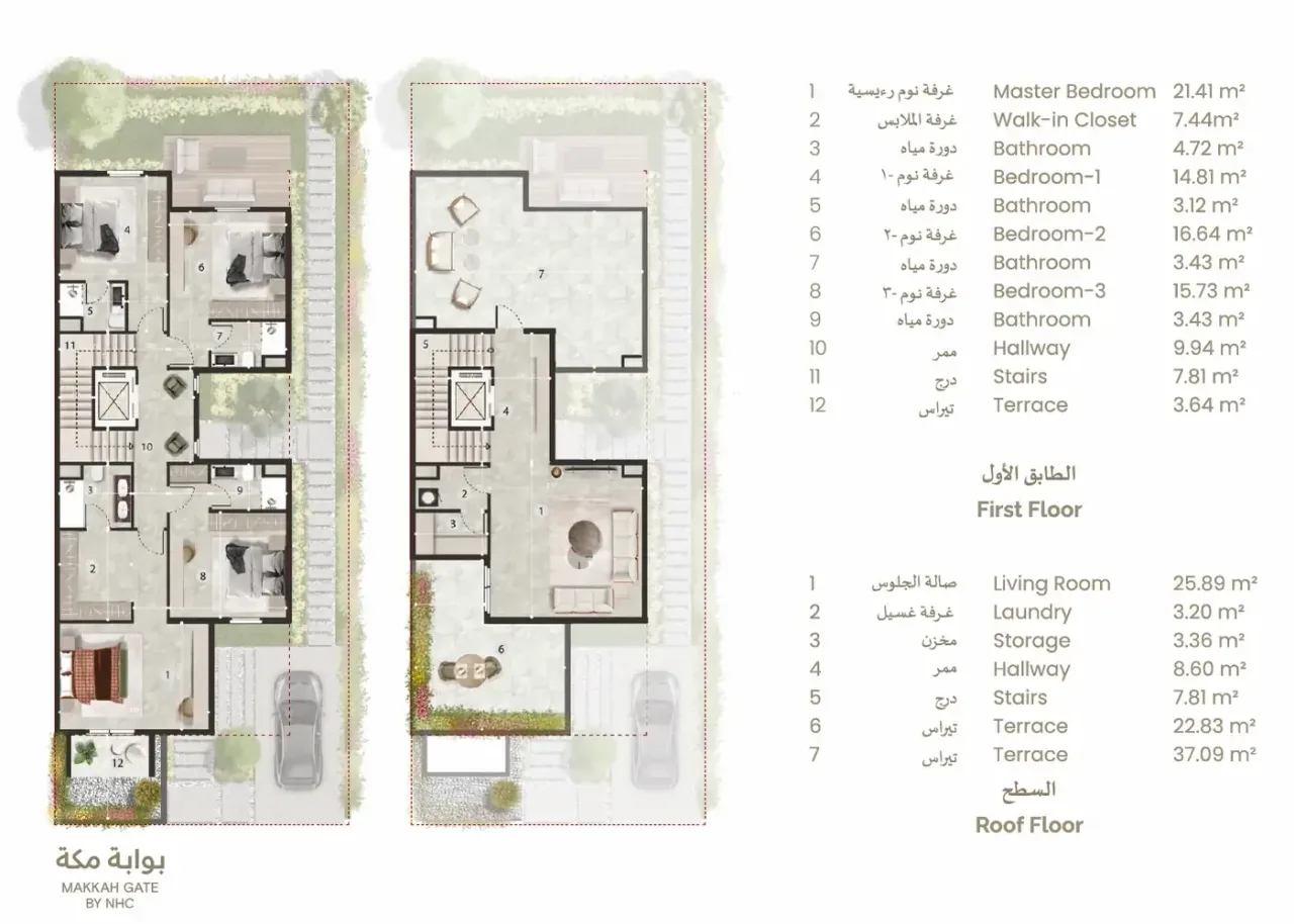 Villa A — 1. kat