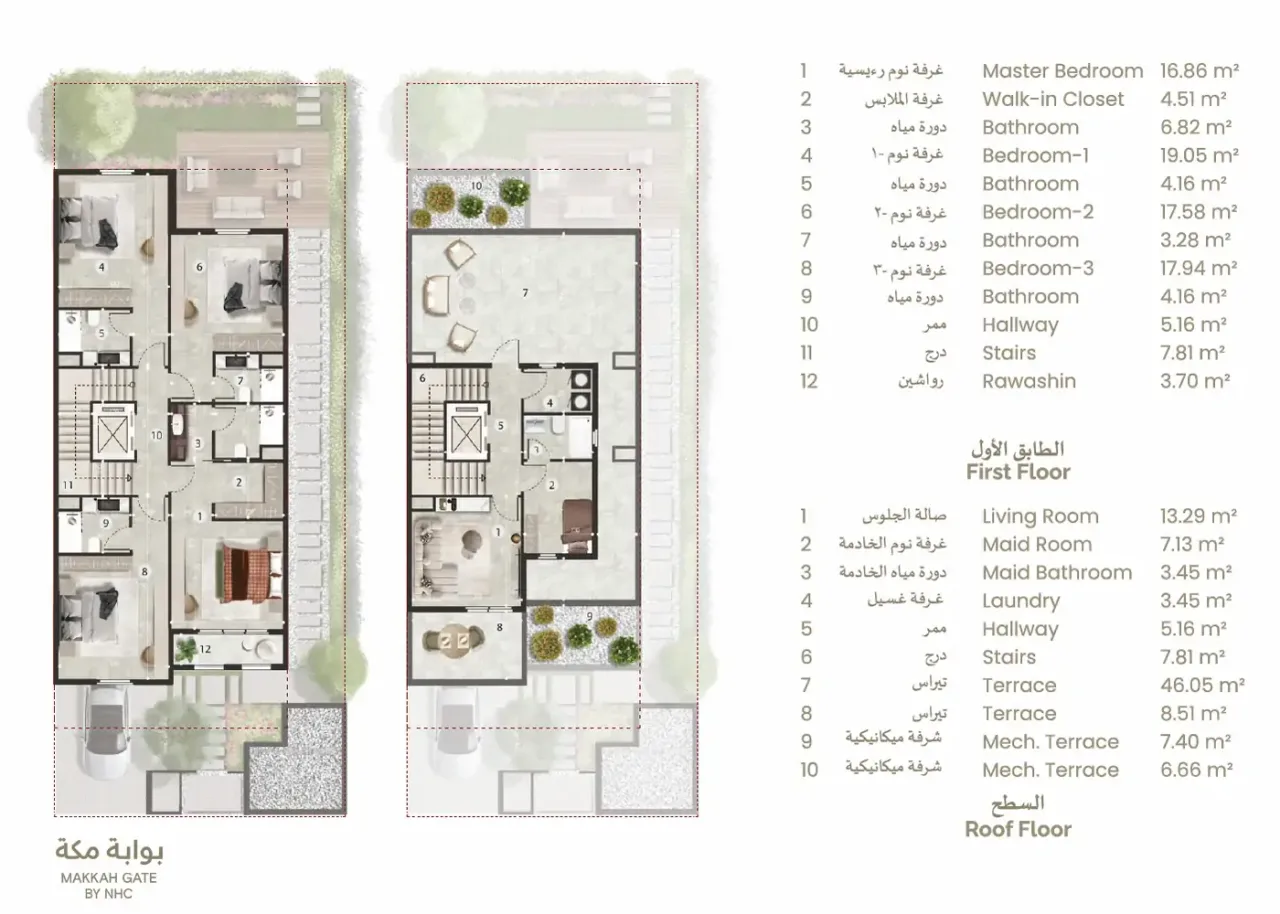 Villa C — 1. kat